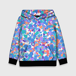 Толстовка-худи детская Морская галька, цвет: 3D-черный