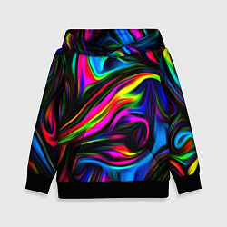 Детская толстовка Неон кистью краски