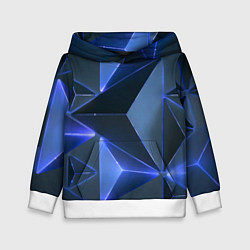 Толстовка-худи детская Triangle neon, цвет: 3D-белый