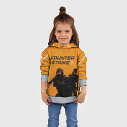 Толстовка-худи детская Counter Strike 2, цвет: 3D-меланж — фото 2