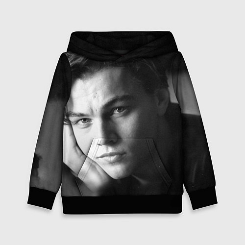 Детская толстовка Леонардо Ди Каприо фото / 3D-Черный – фото 1