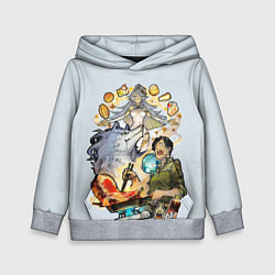 Толстовка-худи детская Mukoda Ninlil and Feru, цвет: 3D-меланж