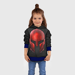 Толстовка-худи детская Red Gladiator, цвет: 3D-синий — фото 2