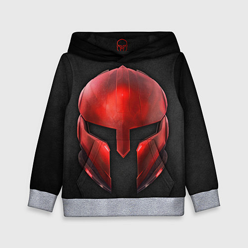 Детская толстовка Red Gladiator / 3D-Меланж – фото 1