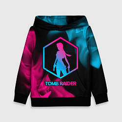 Детская толстовка Tomb Raider - neon gradient