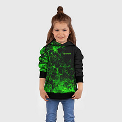 Толстовка-худи детская Toyota sign, цвет: 3D-черный — фото 2