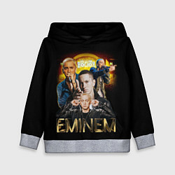 Толстовка-худи детская Eminem, Marshall Mathers, цвет: 3D-меланж