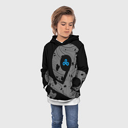 Толстовка-худи детская Форма Cloud 9 black, цвет: 3D-белый — фото 2