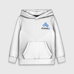 Толстовка-худи детская Cloud9 white, цвет: 3D-белый