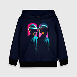 Толстовка-худи детская Daft Punk - One more time, цвет: 3D-черный