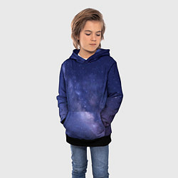 Толстовка-худи детская Космическая ностальгия, цвет: 3D-черный — фото 2