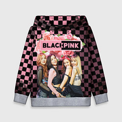 Толстовка-худи детская Blackpink - girls, цвет: 3D-меланж