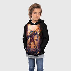 Толстовка-худи детская Трансформеры: Бамблби, цвет: 3D-меланж — фото 2