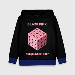 Толстовка-худи детская Blackpink Square up, цвет: 3D-синий