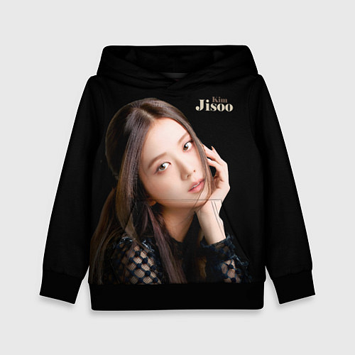 Детская толстовка Blackpink Cute Jisoo Kim / 3D-Черный – фото 1