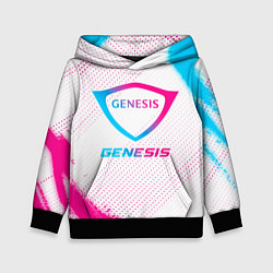 Толстовка-худи детская Genesis neon gradient style, цвет: 3D-черный