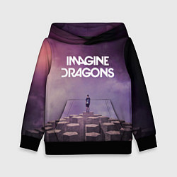 Толстовка-худи детская Imagine Dragons обложка альбома Night Visions, цвет: 3D-черный