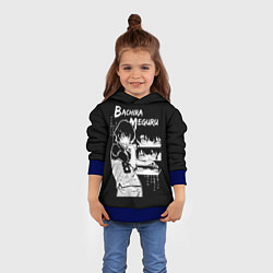 Толстовка-худи детская Бачира Мегуру - Блю лок, цвет: 3D-синий — фото 2