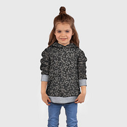 Толстовка-худи детская Цветочки вишни, цвет: 3D-меланж — фото 2