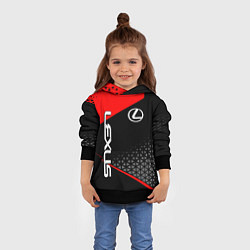 Толстовка-худи детская Lexus - red sportwear, цвет: 3D-черный — фото 2
