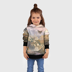 Толстовка-худи детская Baldurs Gate 3 Castle, цвет: 3D-черный — фото 2