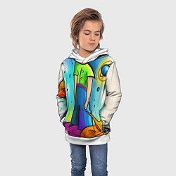 Толстовка-худи детская Le Petit Prince, цвет: 3D-белый — фото 2