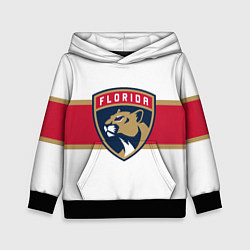 Толстовка-худи детская Florida panthers - uniform - hockey, цвет: 3D-черный