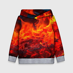 Толстовка-худи детская Магма, цвет: 3D-меланж