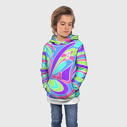 Толстовка-худи детская Костюм Barbie Totally Ultra Hair brunette, цвет: 3D-белый — фото 2