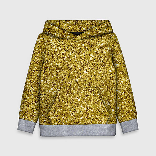 Детская толстовка Золотая крошка / 3D-Меланж – фото 1