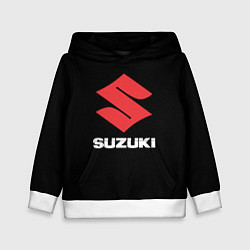 Толстовка-худи детская Suzuki sport brend, цвет: 3D-белый