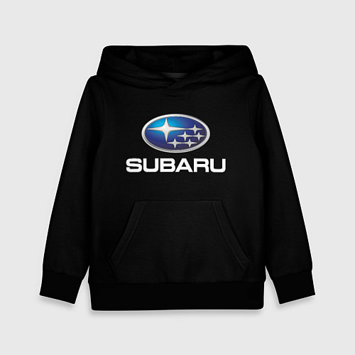 Детская толстовка Subaru sport auto car / 3D-Черный – фото 1