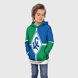 Толстовка-худи детская Самарские крылья советов, цвет: 3D-белый — фото 2