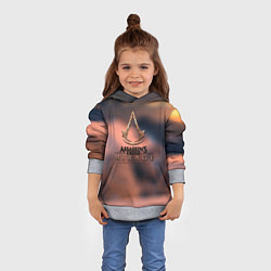 Толстовка-худи детская Ассасин мираж, цвет: 3D-меланж — фото 2