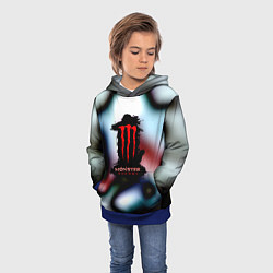 Толстовка-худи детская Monster Energy juce, цвет: 3D-синий — фото 2