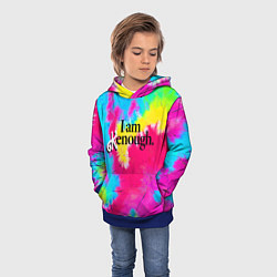 Толстовка-худи детская I am kenough - meme, цвет: 3D-синий — фото 2