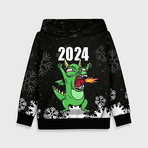Детская толстовка Очередной Новый год / 3D-Черный – фото 1