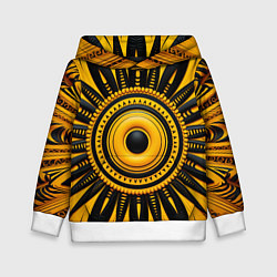Детская толстовка Желто-черный узор в африканском стиле