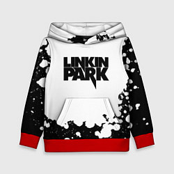 Толстовка-худи детская Linkin park black album, цвет: 3D-красный