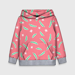 Детская толстовка Новогодняя еловая ветвь