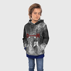 Толстовка-худи детская Depeche Mode - Memento Mori gothic, цвет: 3D-синий — фото 2