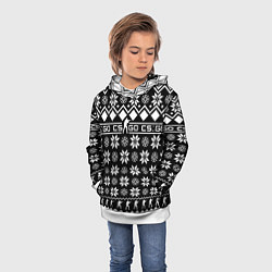 Толстовка-худи детская CS GO christmas sweater, цвет: 3D-белый — фото 2