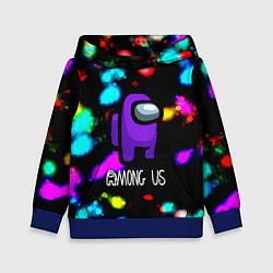 Детская толстовка Among us blink neon