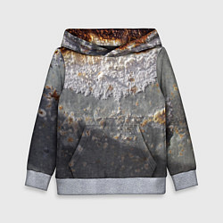 Детская толстовка Коррозия металла гранж текстура