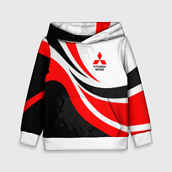 Толстовка-худи детская Evo racer mitsubishi - uniform, цвет: 3D-белый