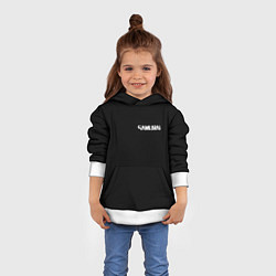 Толстовка-худи детская Самурай - Киберпанк 2077, цвет: 3D-белый — фото 2