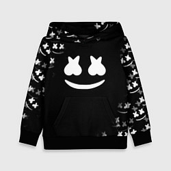 Толстовка-худи детская Marshmello black collection, цвет: 3D-черный