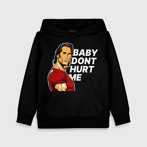 Детская толстовка Baby dont hurt me - Mike OHearn / 3D-Черный – фото 1