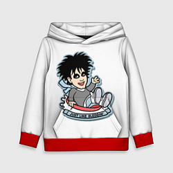 Толстовка-худи детская The Cure Robert Smith - just like sleddin, цвет: 3D-красный
