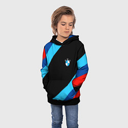 Толстовка-худи детская BMW line, цвет: 3D-черный — фото 2